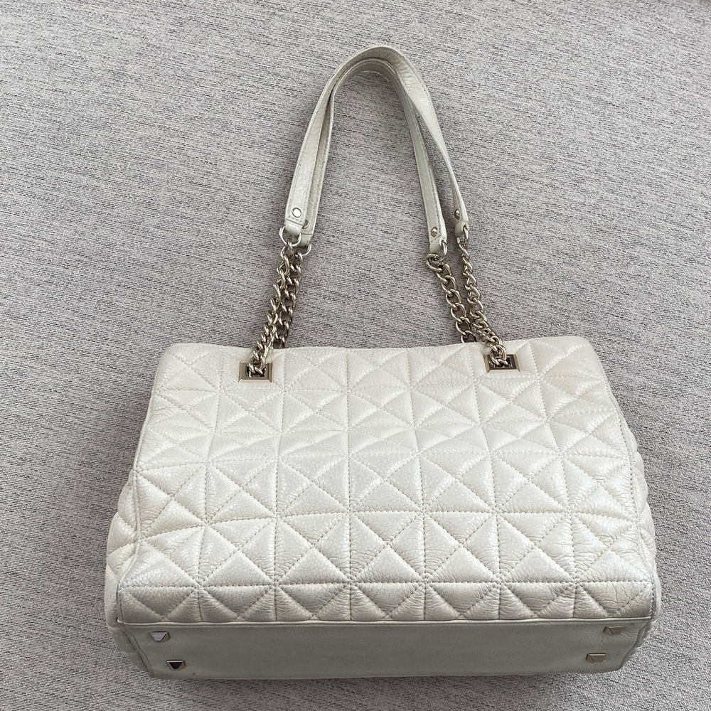 Kate Spade Cream Quilted Bag - Picture 5 of 7